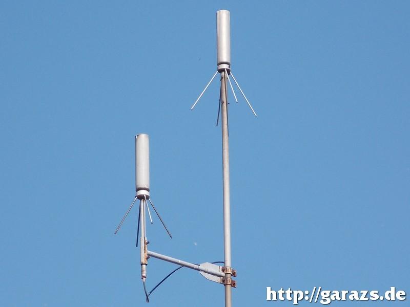 BHG gyártmányú GP antenna a 160 MHz-es sávra