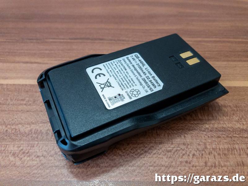 3100 mAh-s akku