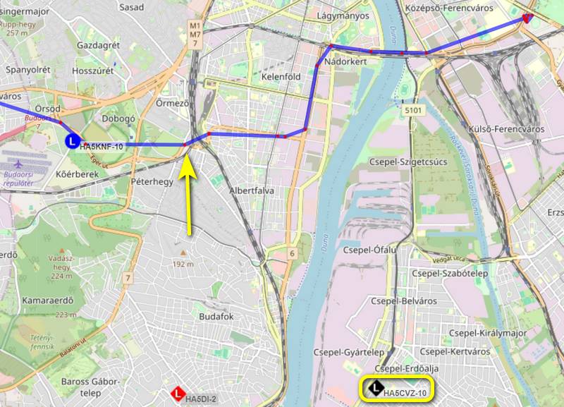 Feljutás az APRS hálózatba LoRa rendszeren keresztül