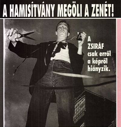 A hamisítvány megöli a zenét.