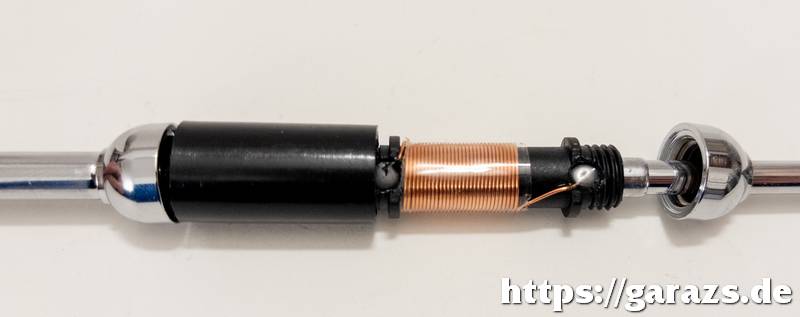 A tekercs belülről