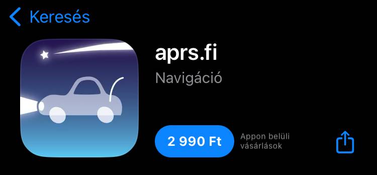 aprs.fi for iOS az Apple áruházban