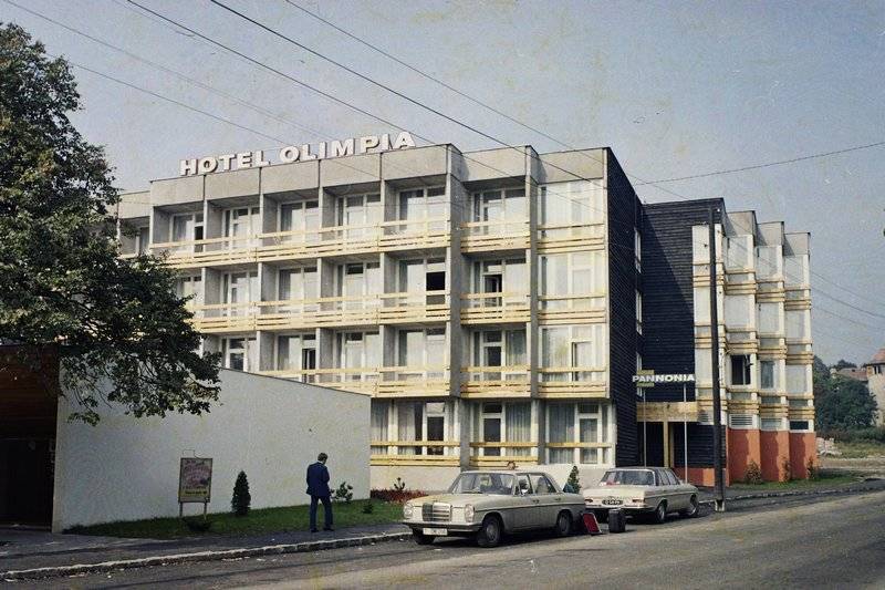 A Hotel Olimpia - Bauer Sándor 1972-es felvételén.