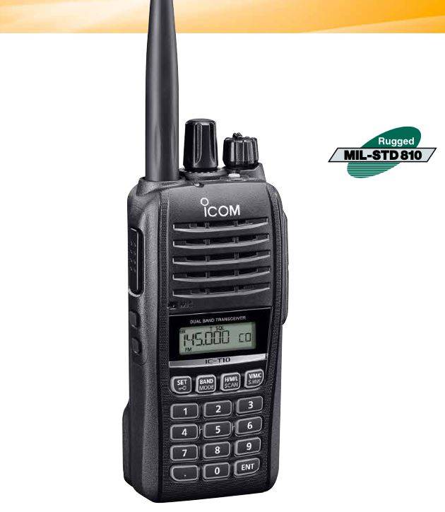 Icom IC-T10 gyári fotó