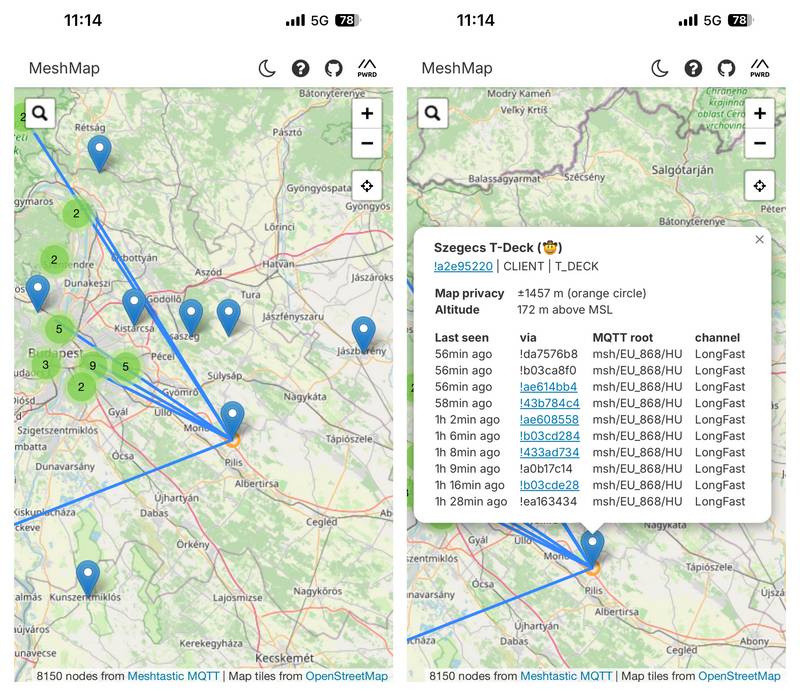 Utolsó sikeres feljutás az MQTT szerverekre…