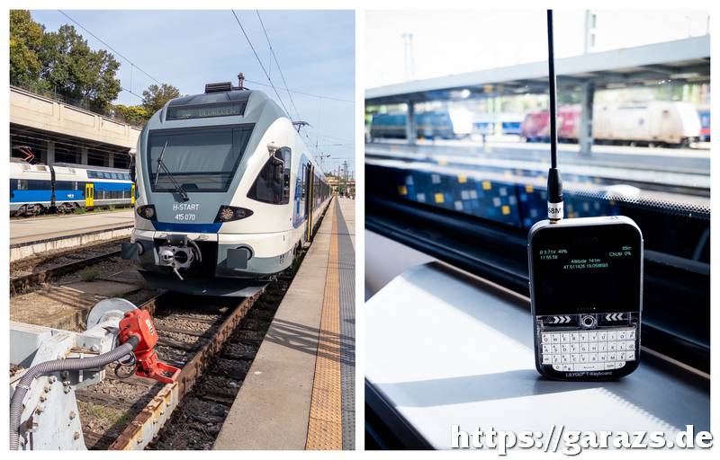 Lilygo T-Deck Plus Stadler Flirt motorvonaton