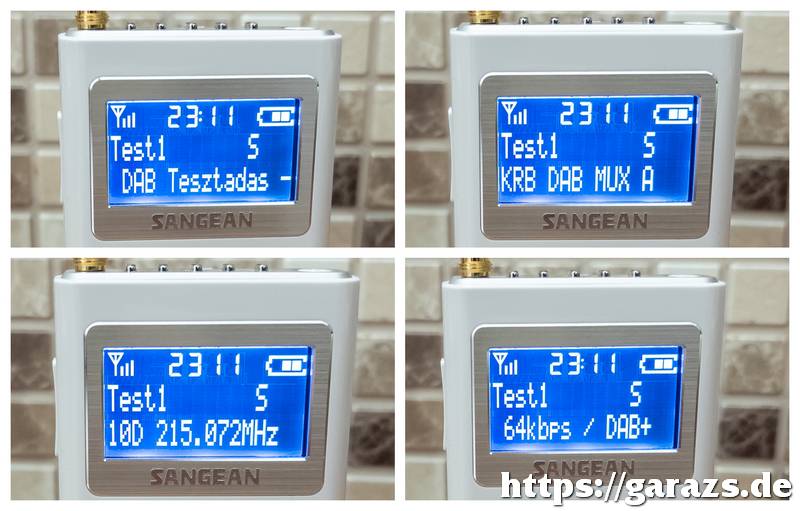 A DAB alkalmi adás információi