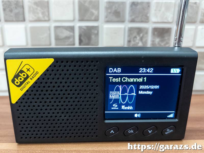 Alkalmi DAB adás a zsebrádión