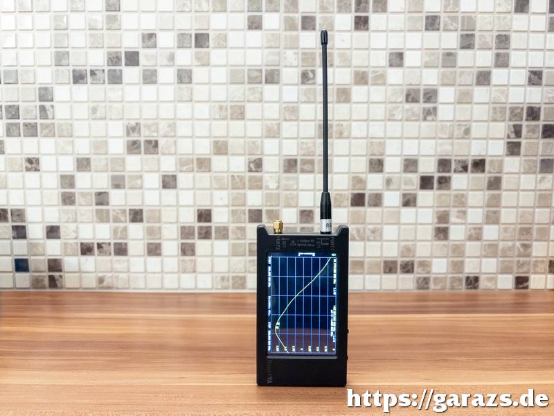 Az antenna közvetlen a mérőeszközre kötve