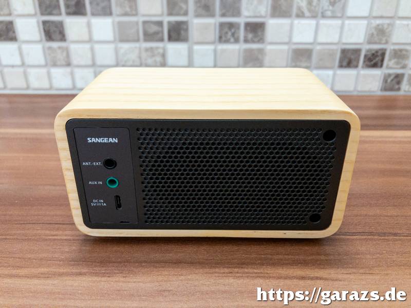 Sangean DDR-7 hátlap