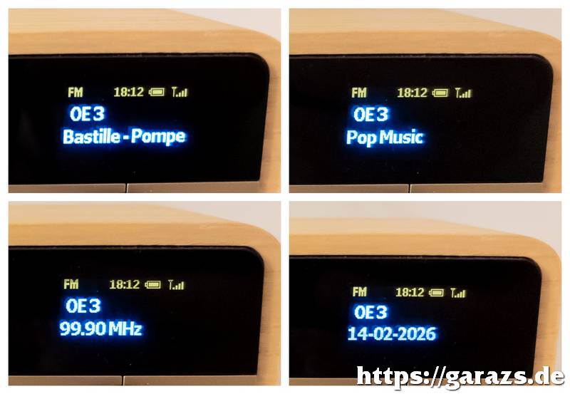 RDS kijelzések analóg FM üzemben
